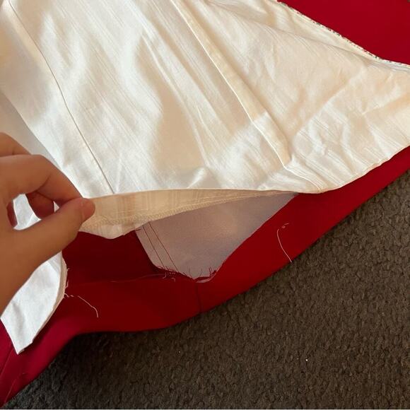 Racil Red Double Breasted Wool Blazer - Picture 10 of 12